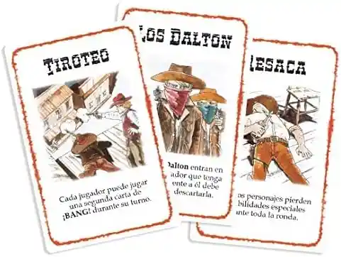 Juego De Mesa Bang La Bala Cartas Destreza Familiar