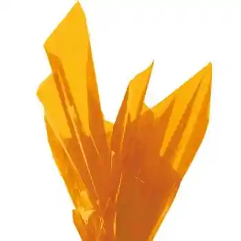 Papel Celofán Pliego Color Amarillo