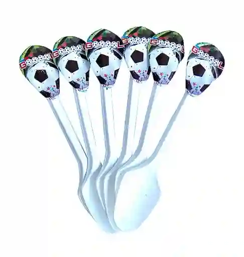 Cucharas Plasticas Paquete X 20 Futbol - Copa America Colombia