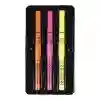 Set De Plumones Neon Party 3 Pcs Miis Cosmetics