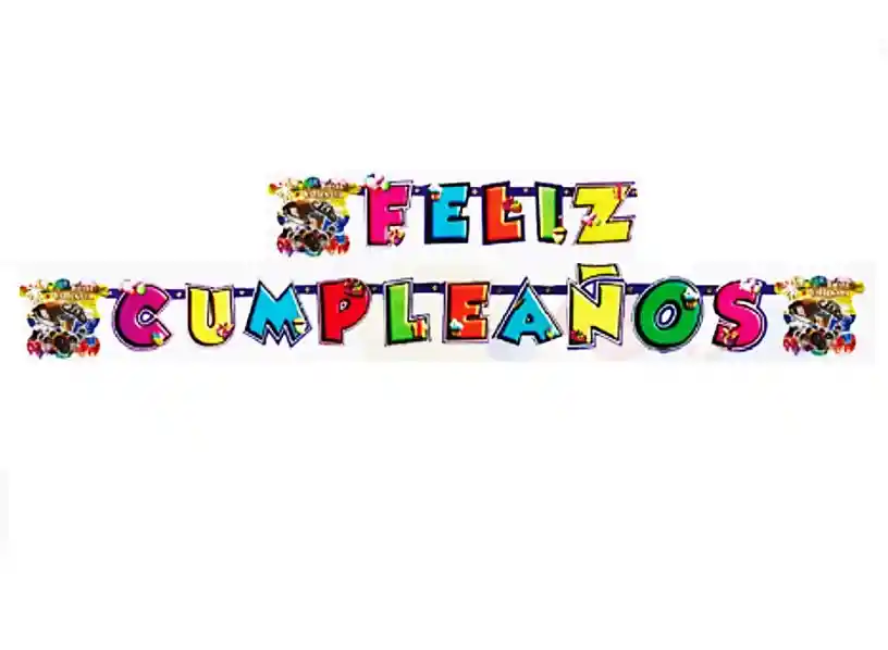 Feliz Cumpleaño Guirnalda Letrero Paranda Vallenata