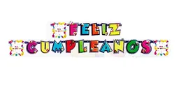 Feliz Cumpleaños Guirnalda Letrero Tematico