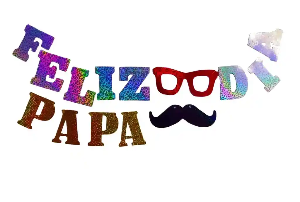 Letrero Feliz Dia Papa