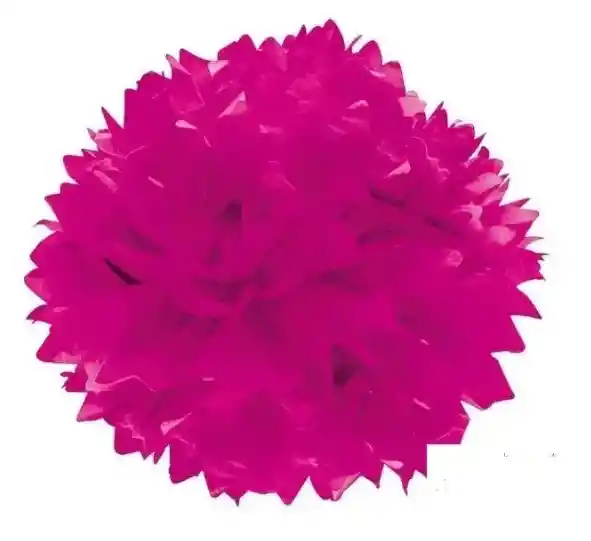 Pompon De Papel Seda Para Fiesta 30 Cm Fucsia