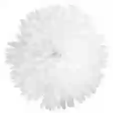 Pompon De Papel Seda Para Fiesta 33 Cm Blanco