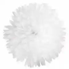 Pompon De Papel Seda Para Fiesta 33 Cm Blanco