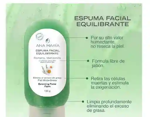 Ana María-espuma Facial Revitalizante /equilibrante