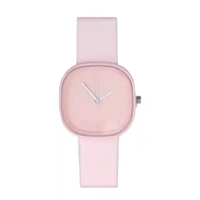 Reloj Sport Casual Rosa Fashion Barato Económico Regalo Elegante Mujer Detalle Aesthetic