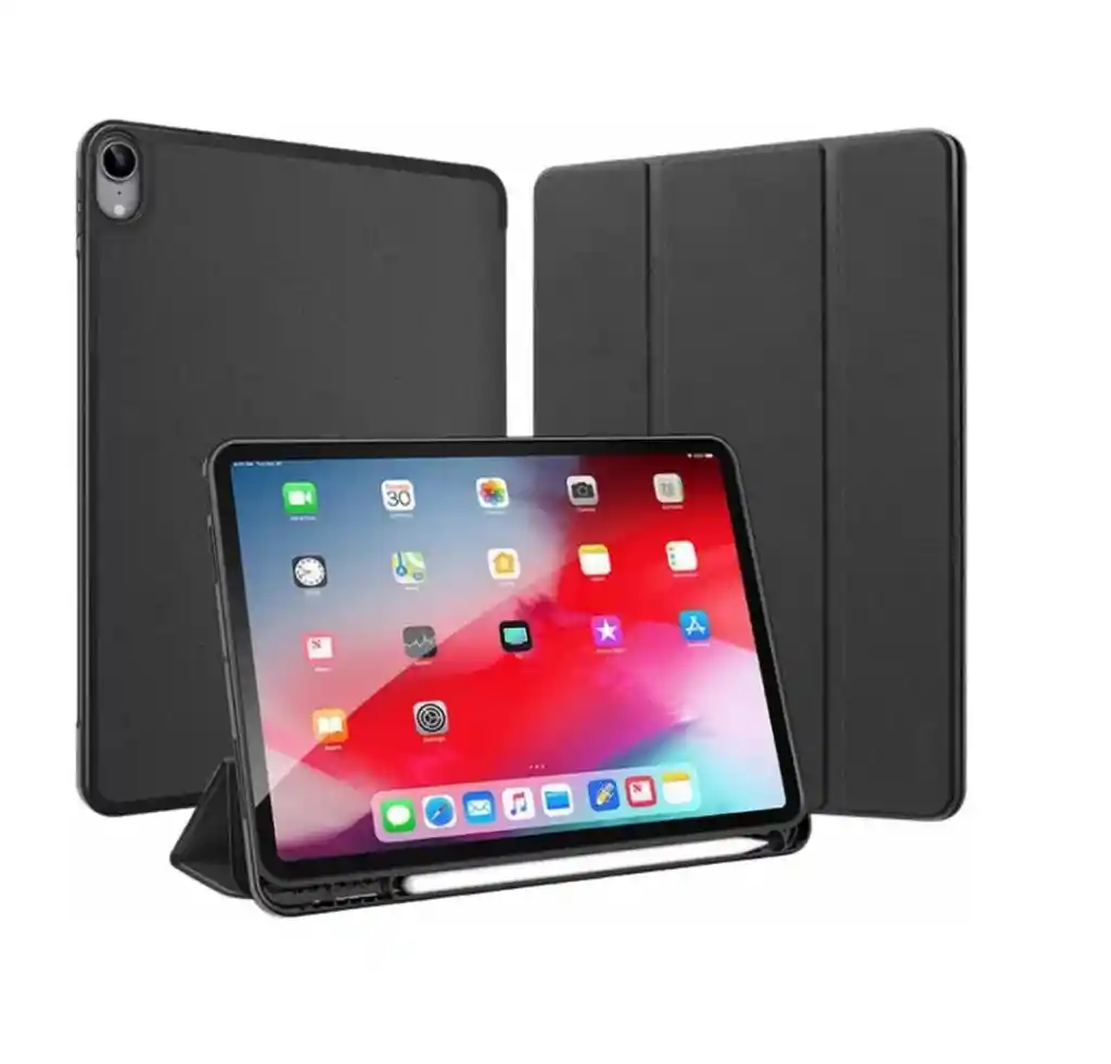 Estuche Smart Case Ipad Air 5 10.9" Negro Espacio Lapiz