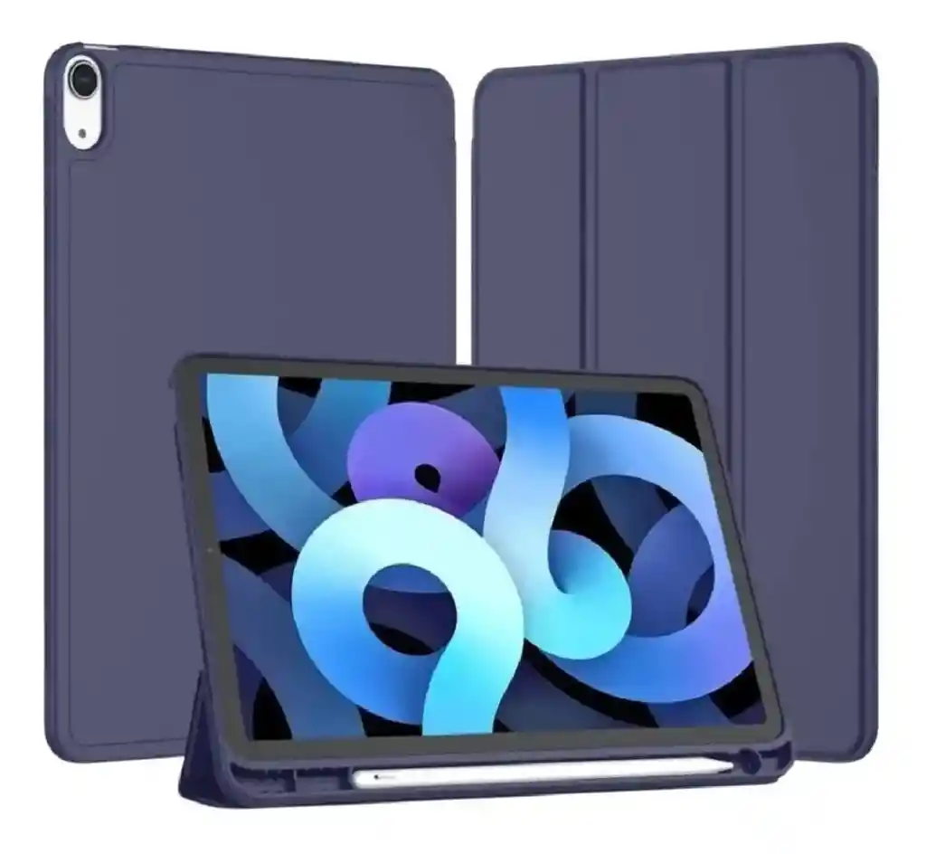 Estuche Smart Case Ipad Air 5 10.9" Azul Espacio Lapiz