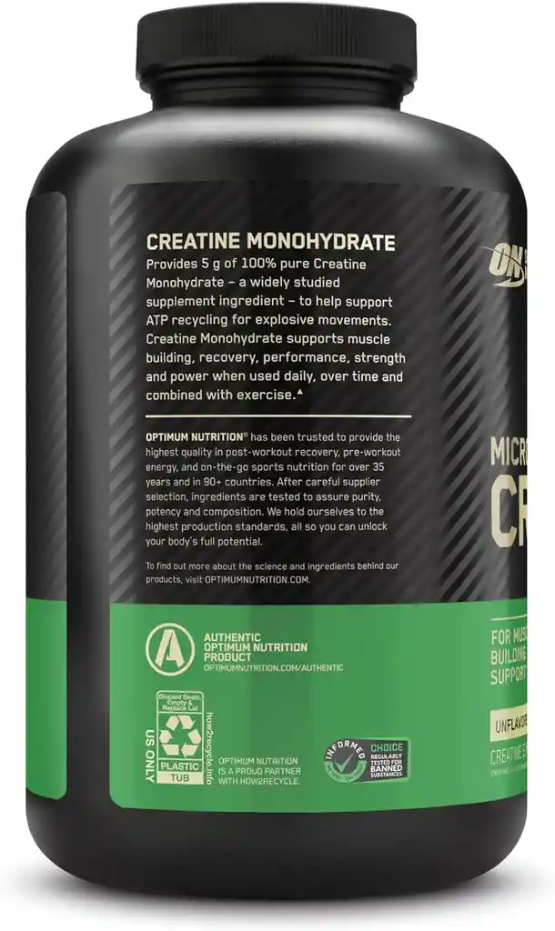 Creatina Optimum Nutrition 600 Gr