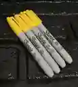 Marcador Sharpie Amarillo Fino Permanente