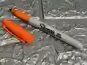 Marcador Sharpie Naranja Fino Permanente