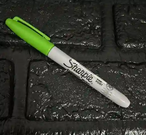 Marcador Sharpie Verde Claro Fino Permanente