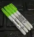 Marcador Sharpie Verde Claro Fino Permanente