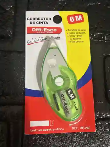 Corrector De Cinta Offi Esco 6m