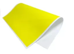 Cartulina Medio Pliego Amarillo Neon Fluorescente