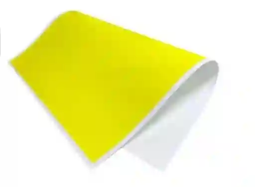 Cartulina Medio Pliego Amarillo Neon Fluorescente