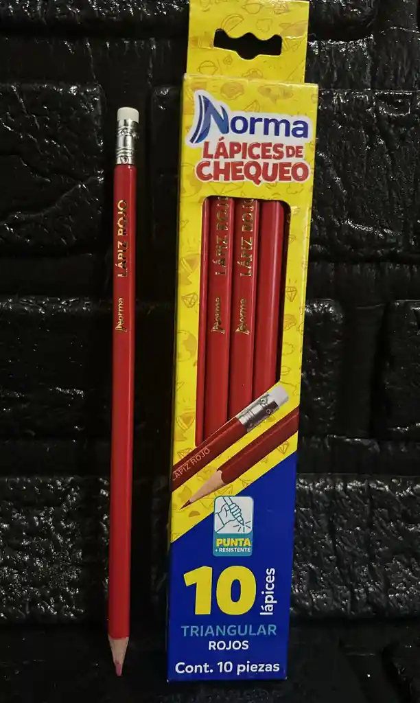 Lapiz Norma Rojo Unidad