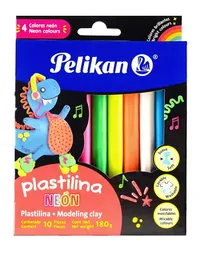 Plastilina Pelikan Colores Neon X 10 Barras