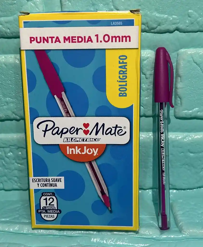 Lapicero Fucsia Kilometrico 100 Unidad