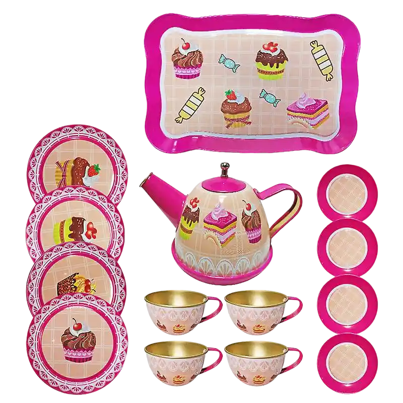 Juego Tazas De Te Para Niñas Cupcakes