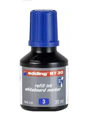 Tinta Edding Borrable Para Marcador Recargable Color Azul