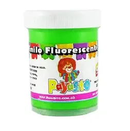 Pintura Vinilo Payasito Fluorescente / Neon X 80 Gm Verde