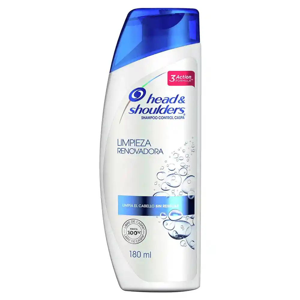 Shampoo Head Shoulders X 180 Ml Limpieza Renovadora X180ml