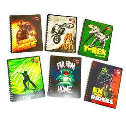 Cuaderno Argollado 80 Hojas Cuadriculado Qnota Diseños Surtidos Para Hombre