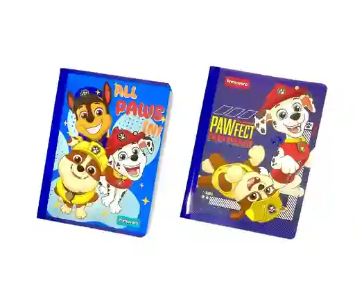 Cuaderno Cosido Doble Linea 100 Hojas Primaverapaw Patrol Niño