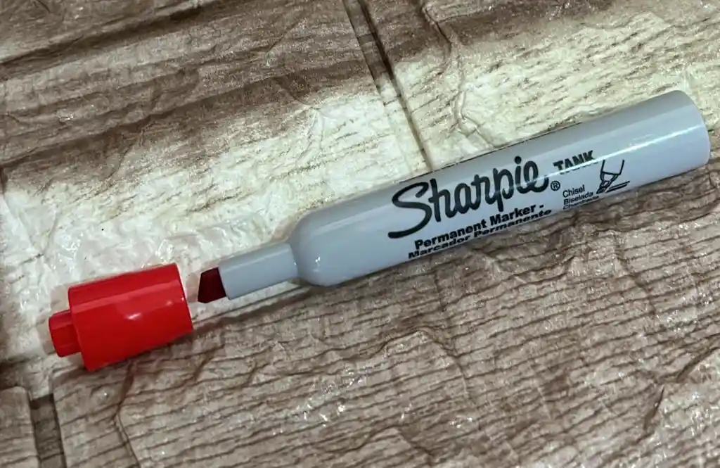 Marcador Sharpie Rojo Grueso Permanente Tank Unidad