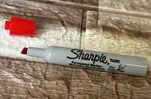 Marcador Sharpie Rojo Grueso Permanente Tank Unidad