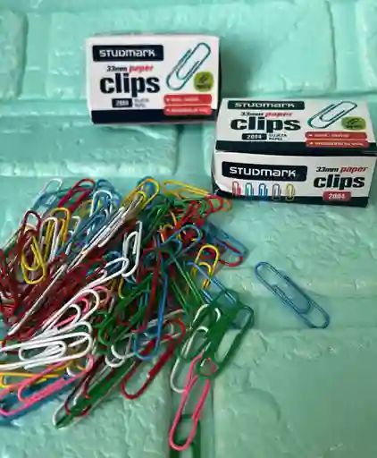 Clips Caja X100 Studmark Recubierto De Vinil