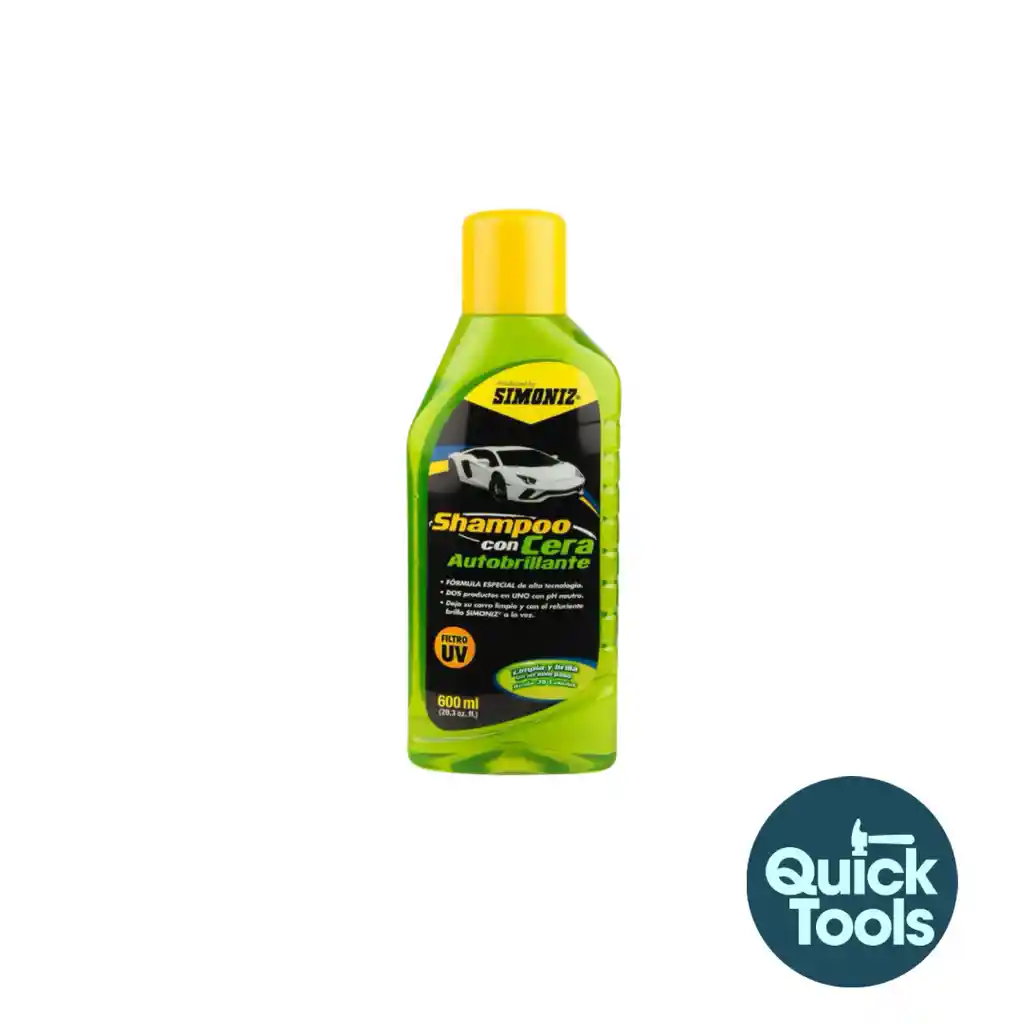 Shampoo Cera Autobrillante 600ml Simoniz 103240