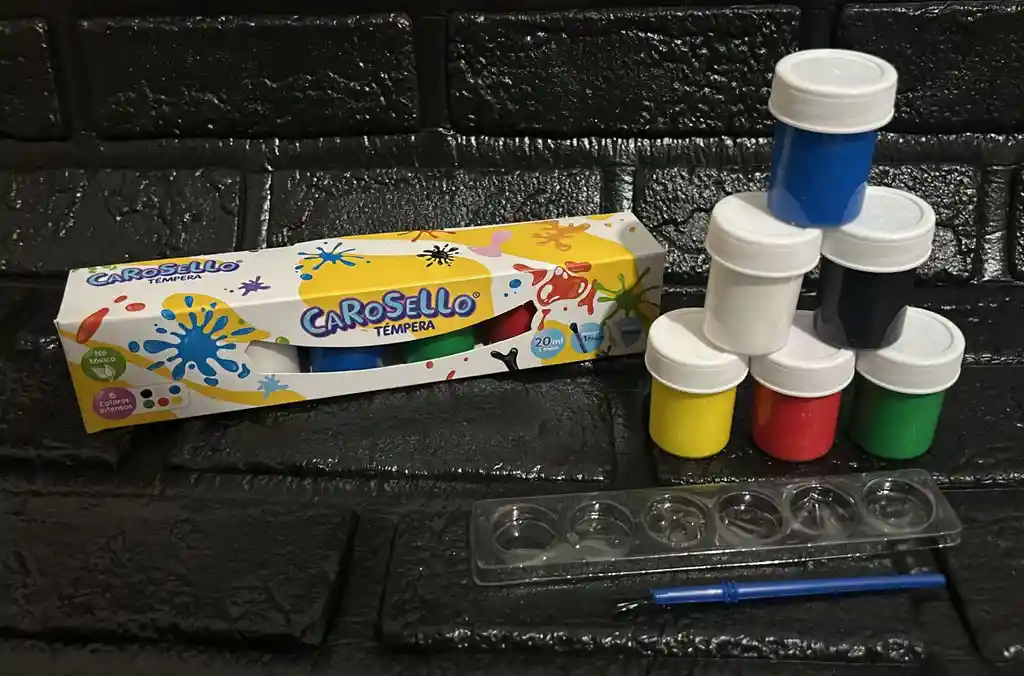 Caja Tempera Carosello X6