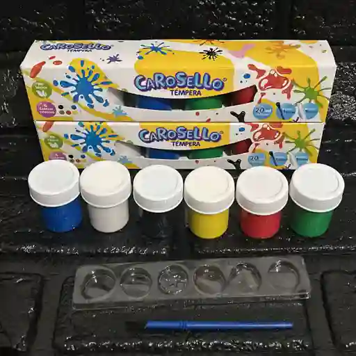 Caja Tempera Carosello X6