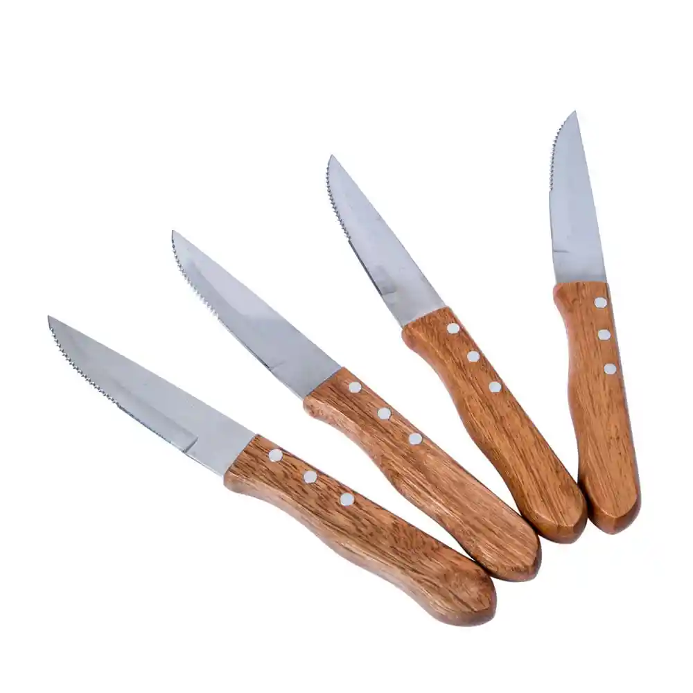Set Cuchillos Krea Grandes Asado 4und