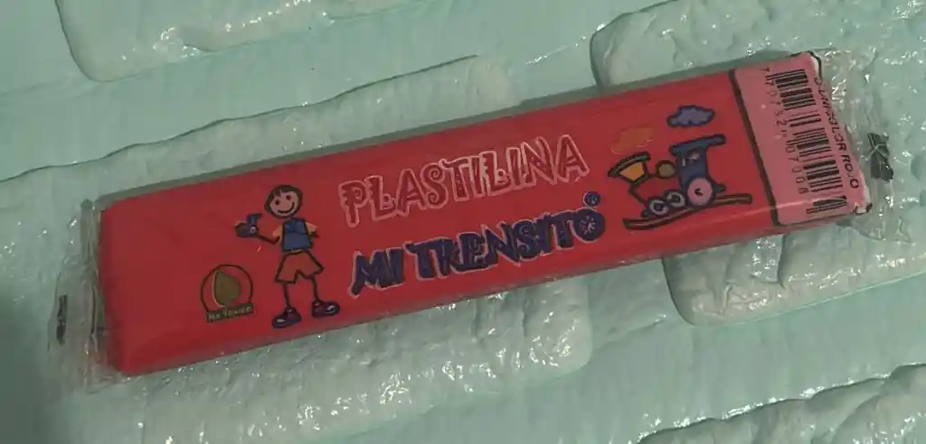 Plastilina 55g Roja Mi Trensito