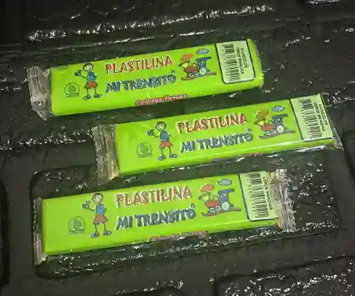 Plastilina 55g Verde Manzana Mi Trensito