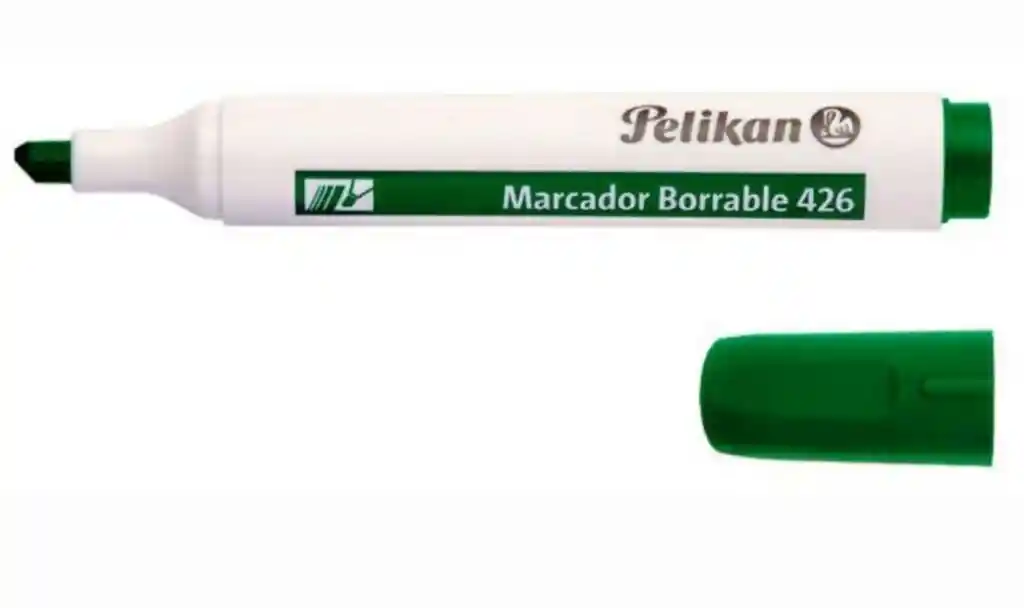 Marcador Borrable Verde Pelikan