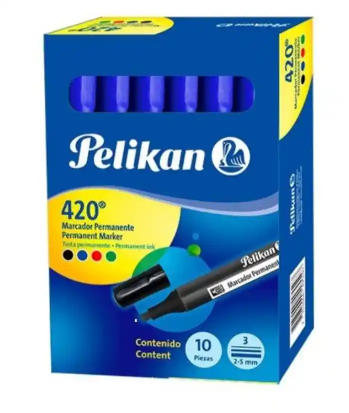 Marcador Permanente Azul Pelikan