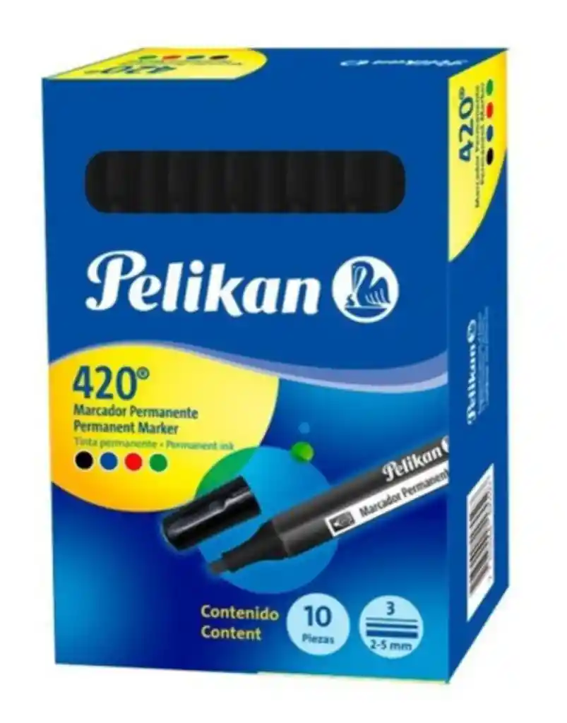 Marcador Permanente Negro Pelikan