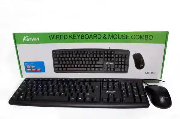 Kit Teclado Y Mouse Usb Cbtm-1