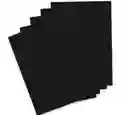 Cartulina 1/8 Negra Paquete X7