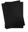 Cartulina 1/8 Negra Paquete X7