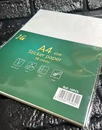 Papel Adhesivo Carta X10 Unidades