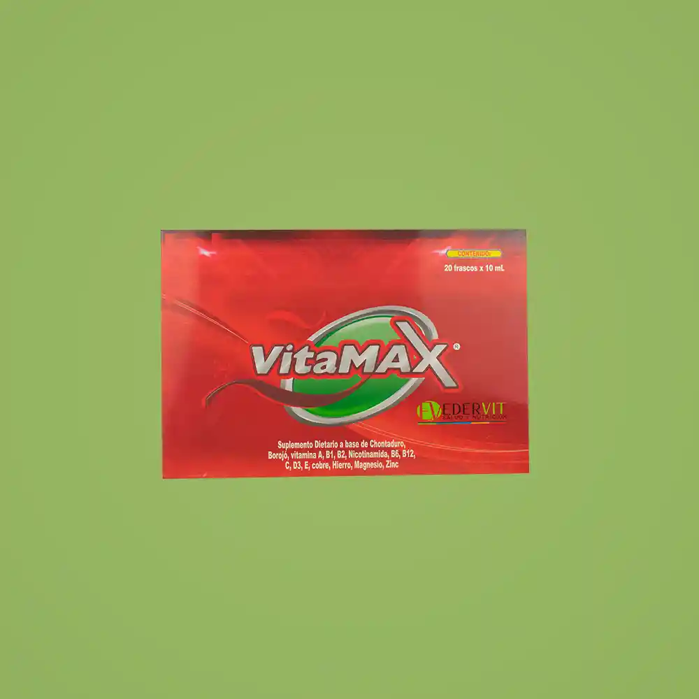 Vitamax Multivitaminico 20 Frascos De 10 Ml