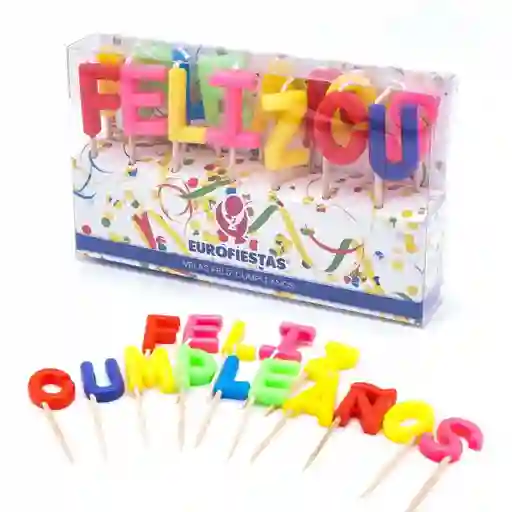 Velas Para Pastel De Cumpleaños Celebración Feliz Cumpleaños