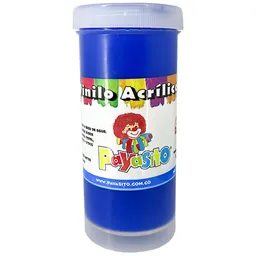 Pintura Vinilo Acrilico 125 Gm Payasito Color Azul